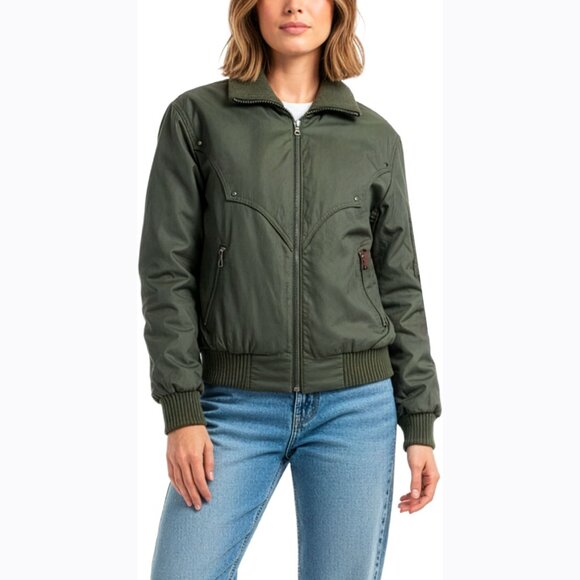 Vintage John Weitz X600 Bomber Safari Jacket XS/S Military 70s 80s Retro Racing - Picture 4 of 11